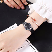 Load image into Gallery viewer, Hot Sale Women Leather Mini Design Quartz Watches Casual Ladies Simple Dial Watch Clock Relogio Feminino Drop Shipping