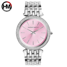 Load image into Gallery viewer, Ladies Wrist Watches Top Luxury Brand Silver Steel Women Bracelet Watch Fashion Rhinestone Diamond Female Clock Relogio Feminino